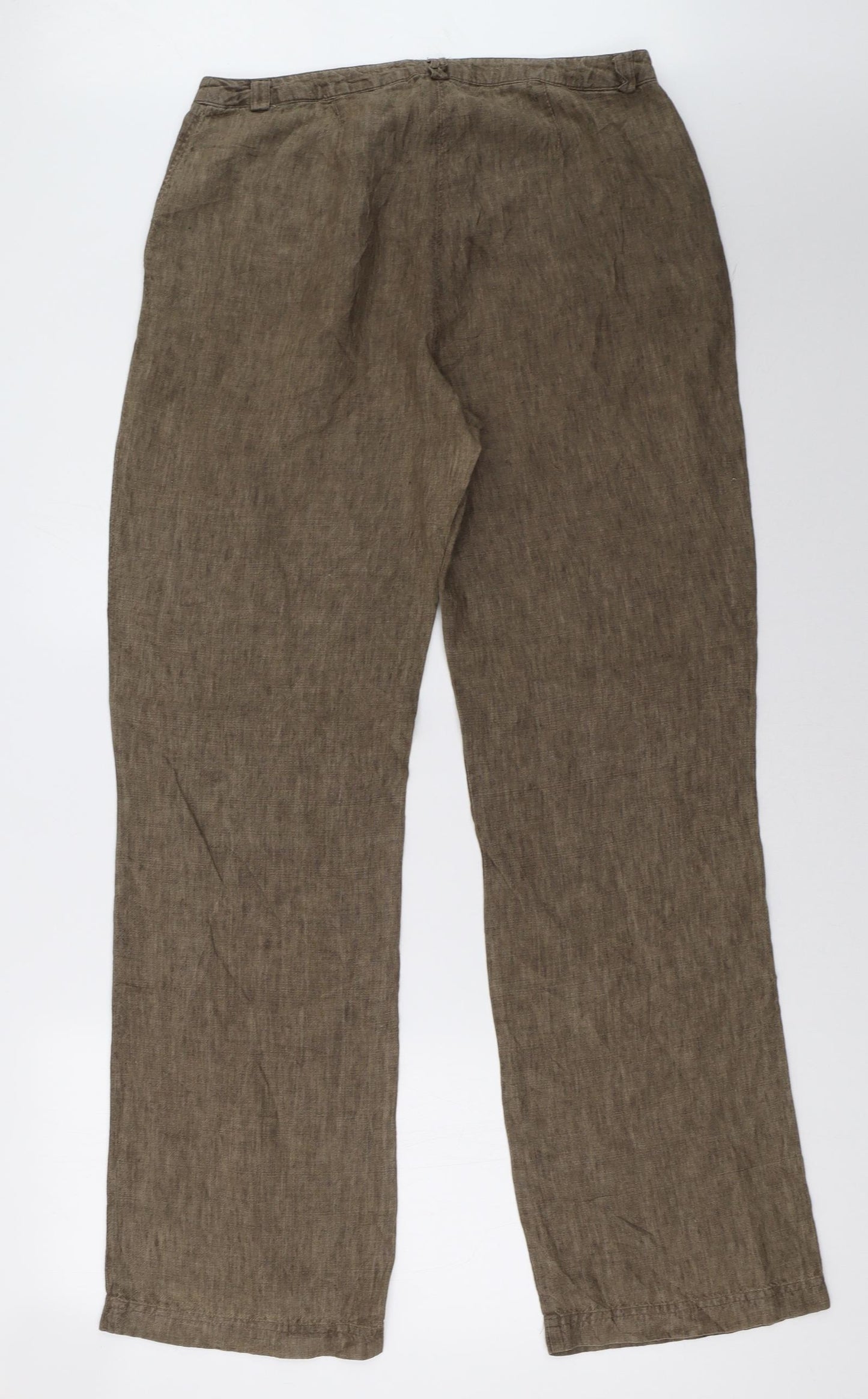 Sixth Sense Womens Brown   Trousers  Size 12 L35 in