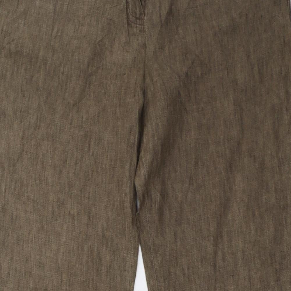 Sixth Sense Womens Brown   Trousers  Size 12 L35 in