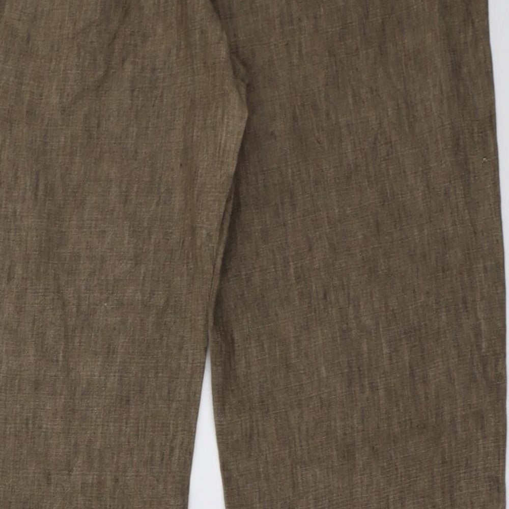 Sixth Sense Womens Brown   Trousers  Size 12 L35 in