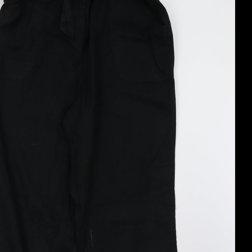 Sainsburys Womens Black   Trousers  Size 18 L32 in