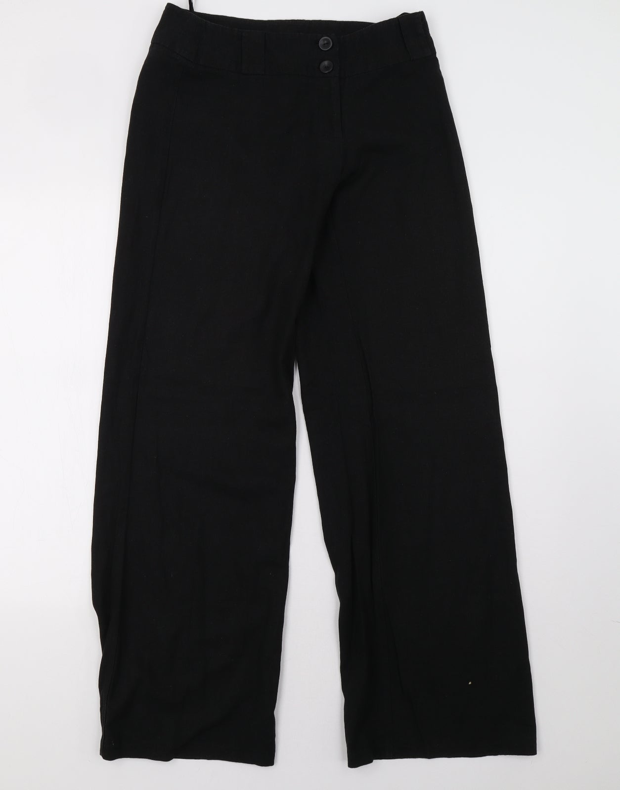 F&F Womens Black   Trousers  Size 8 L32 in