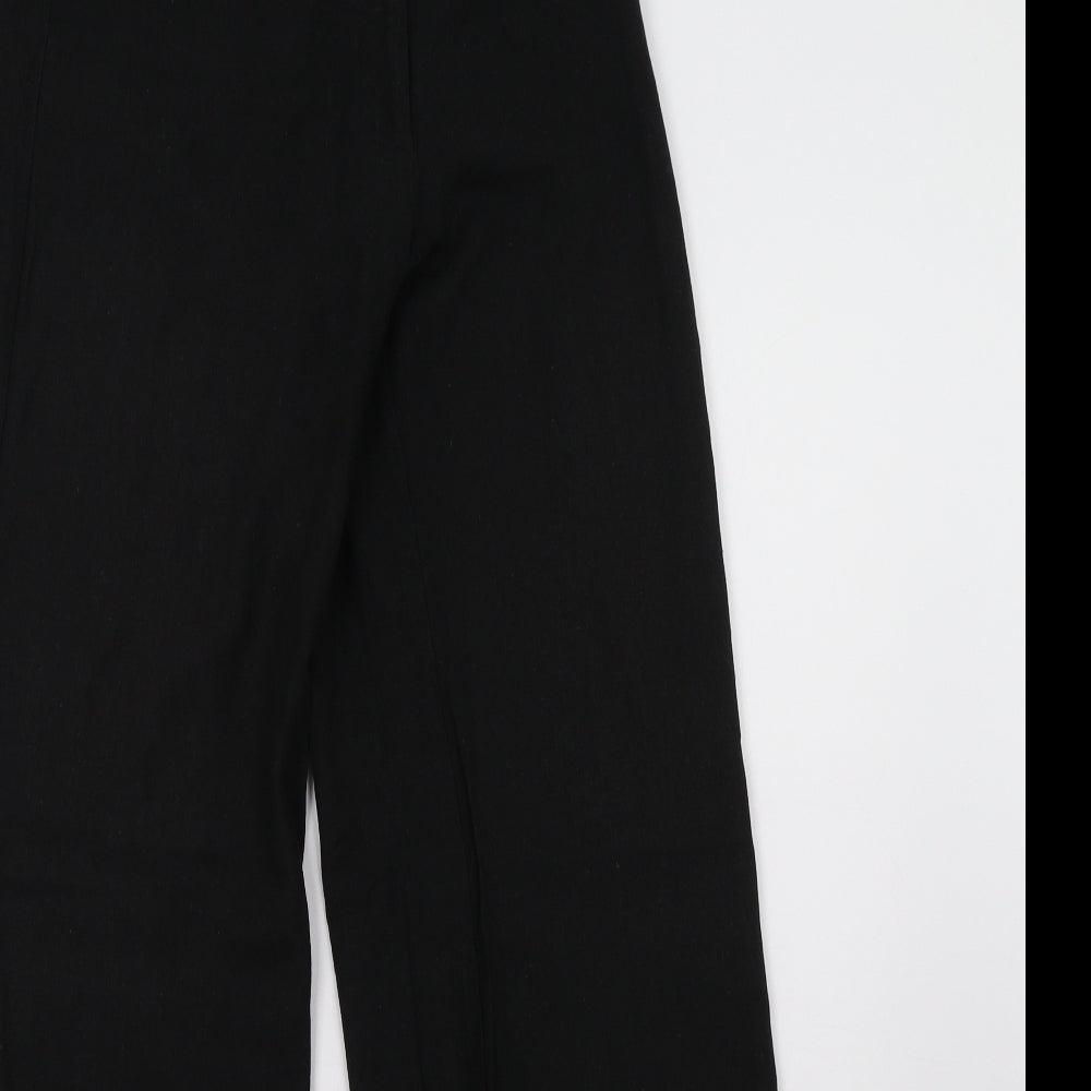 F&F Womens Black   Trousers  Size 8 L32 in