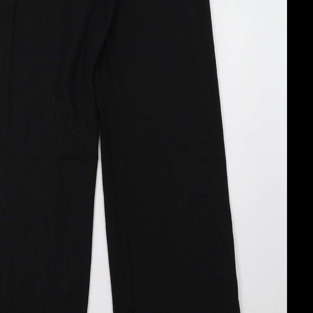 F&F Womens Black   Trousers  Size 8 L32 in