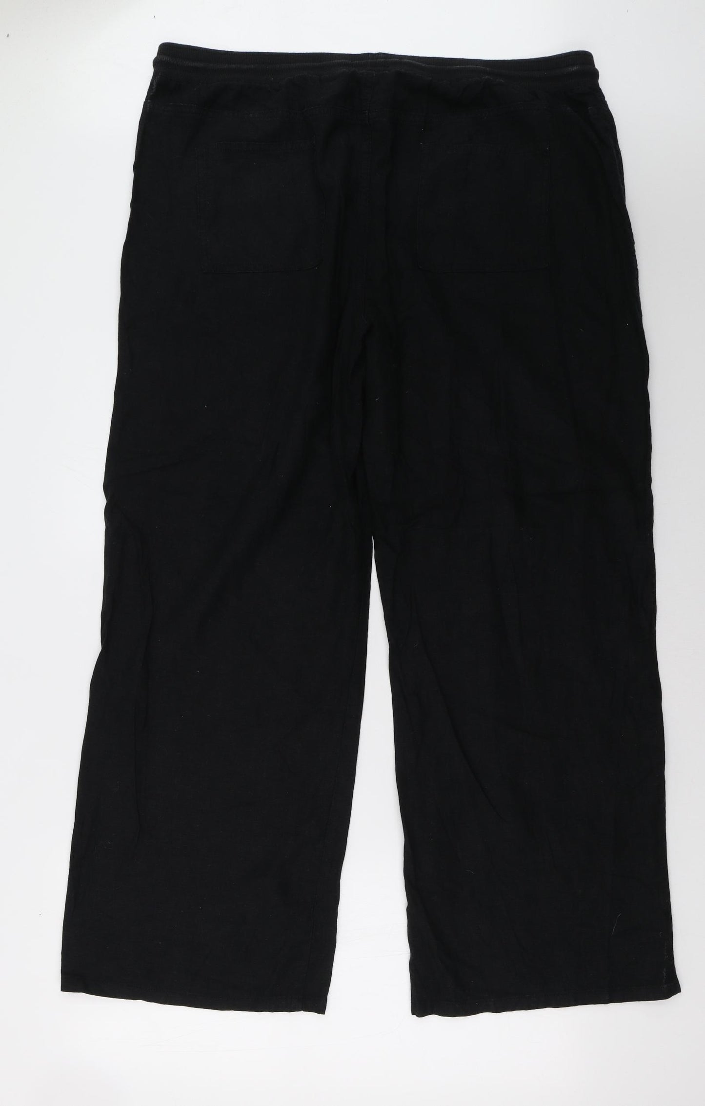 Marks and Spencer Womens Black   Trousers  Size 20 L32 in