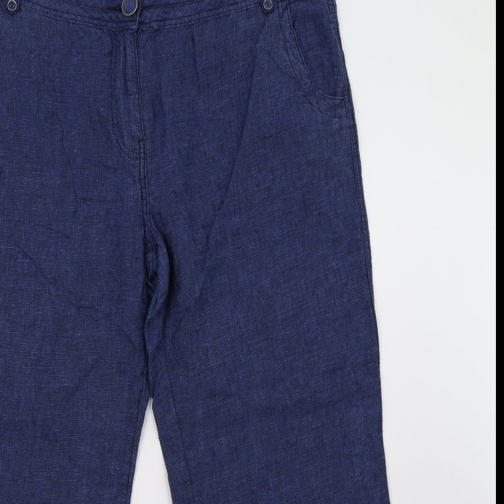 George Womens Blue   Trousers  Size 16 L30 in