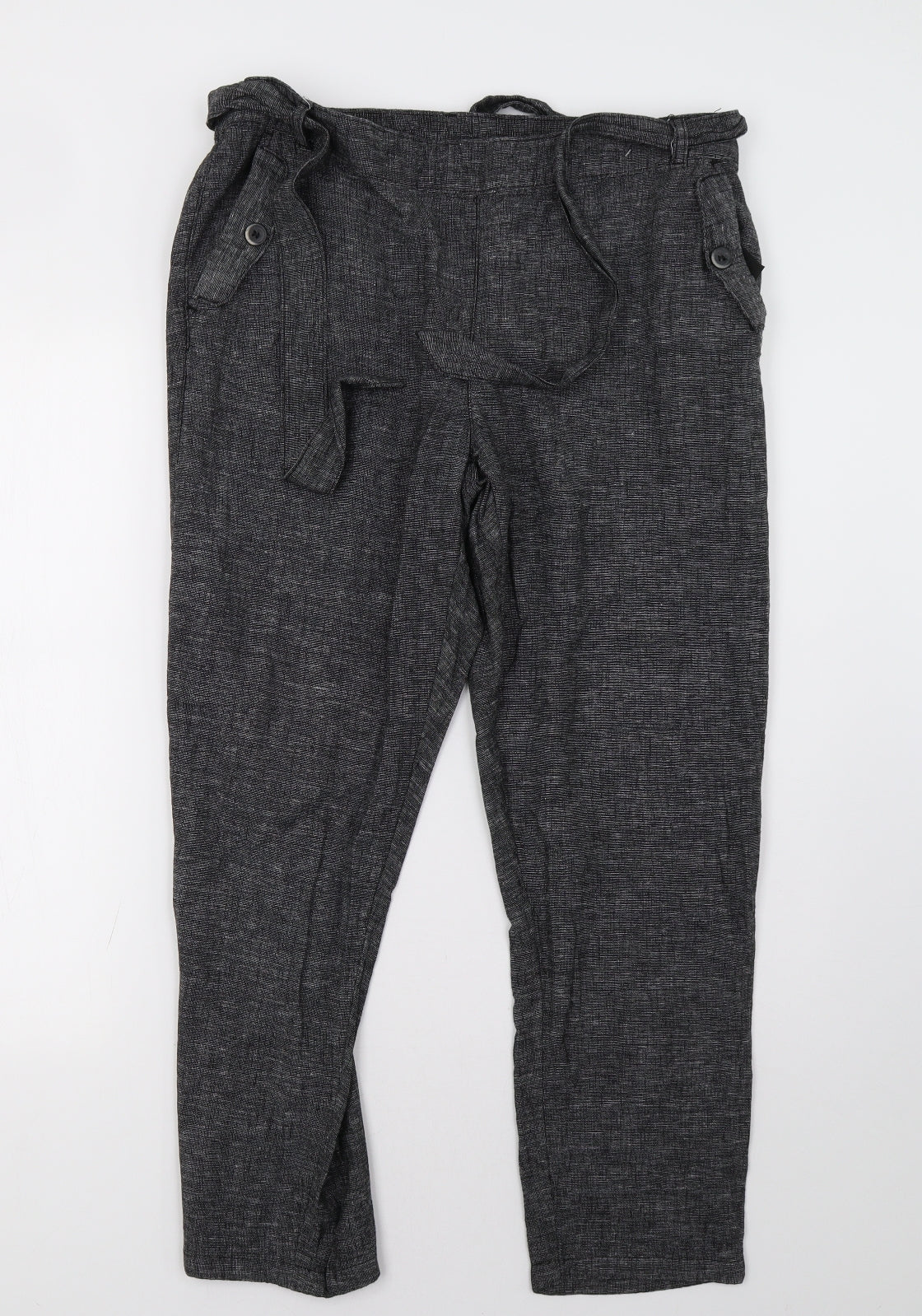 Nutmeg Womens Grey   Trousers  Size 16 L28 in