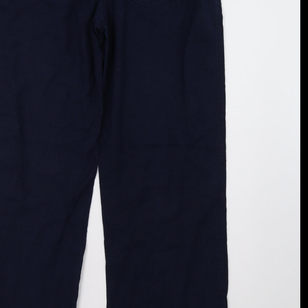 NEXT Womens Blue   Trousers  Size 14 L32 in