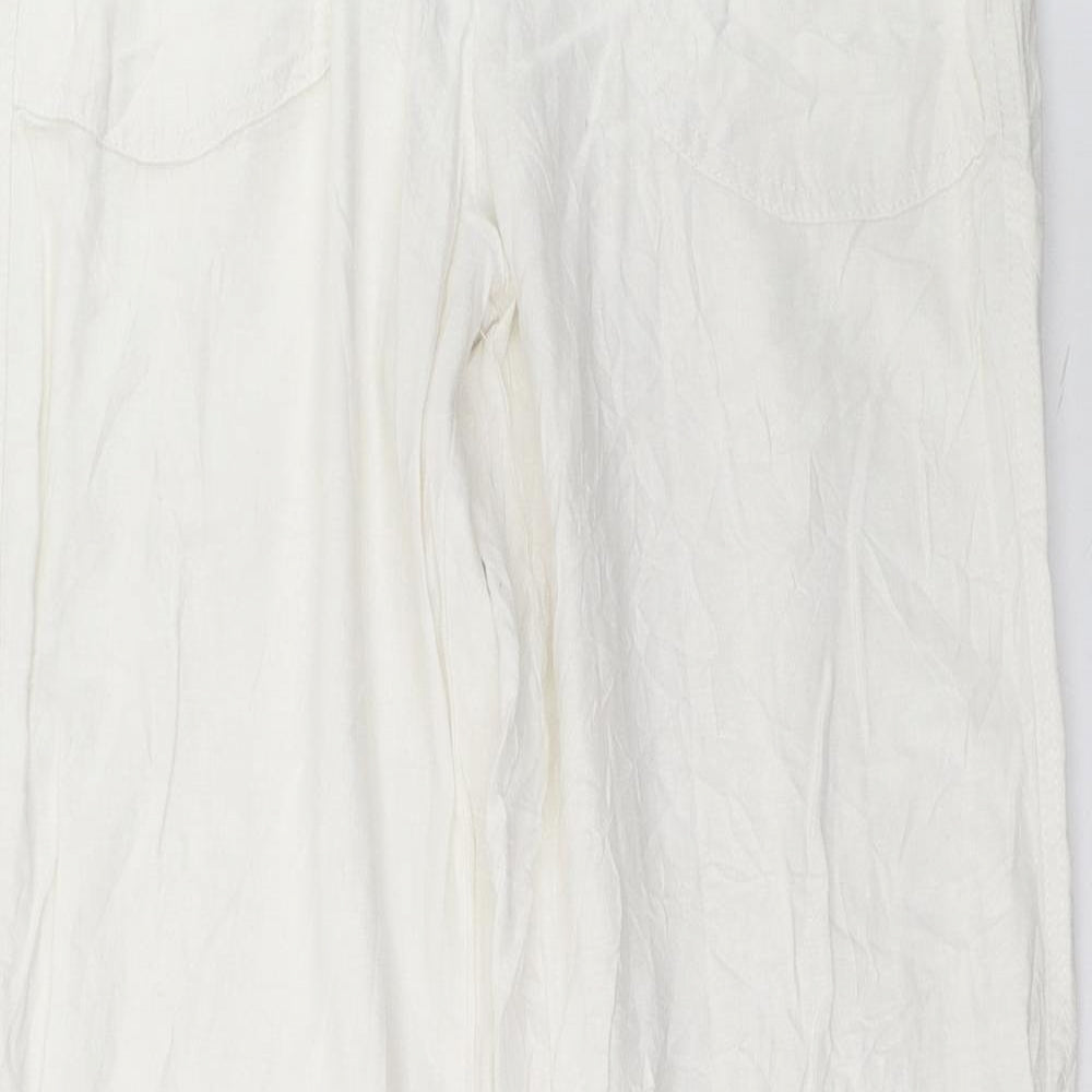 F&F Womens White   Trousers  Size 12