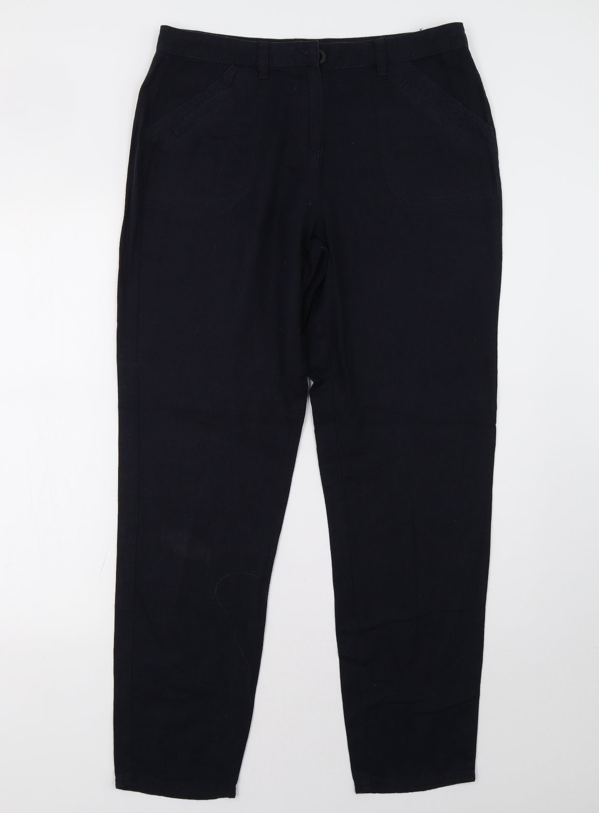 BHS Womens Blue   Trousers  Size 12 L31 in