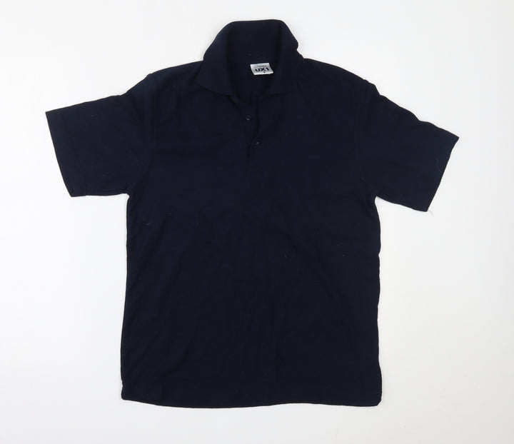 Uneek Mens Blue Polo Size S