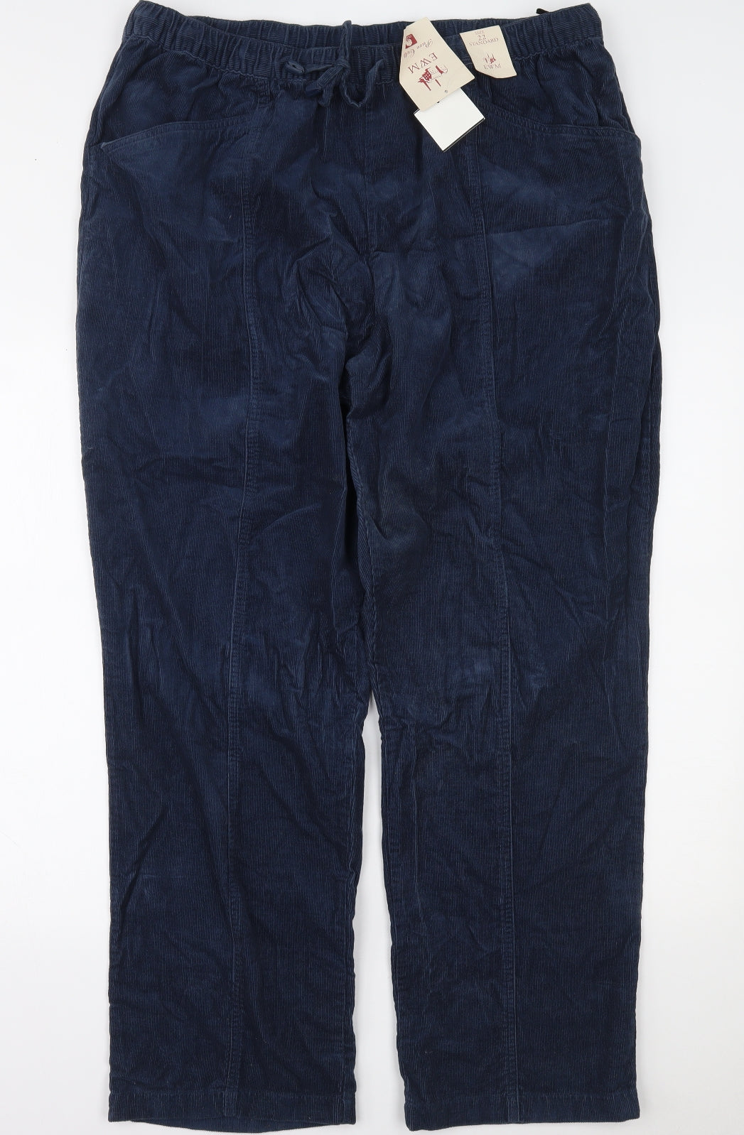 EWM Womens Blue   Trousers  Size 22 L29 in