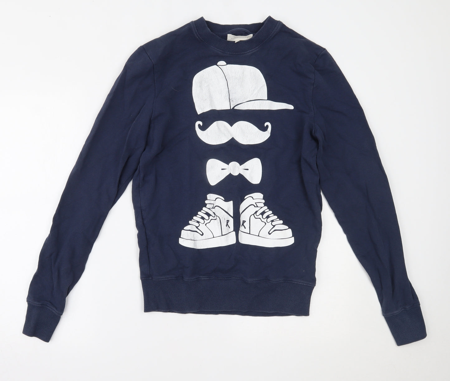 River Island Mens Blue   Pullover Jumper Size S