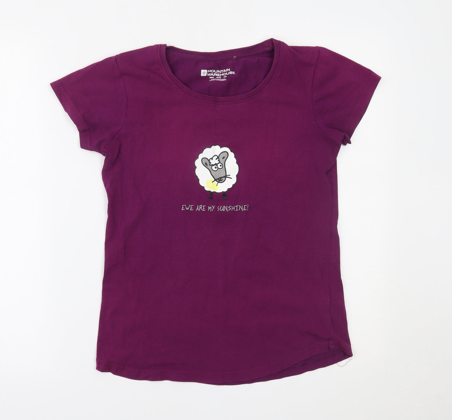 Mountain Warehouse Womens Purple   Basic T-Shirt Size 10