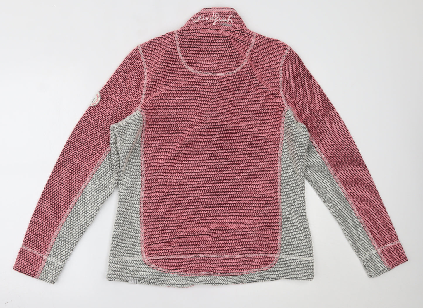Weird Fish Womens Pink   Pullover Jumper Size 14