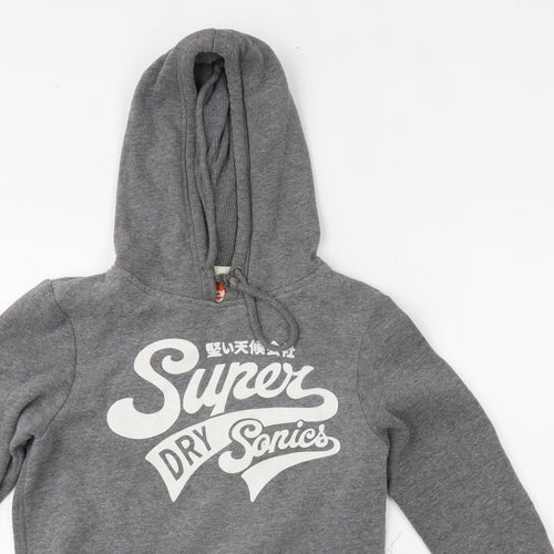 Superdry Womens Grey   Pullover Hoodie Size XS