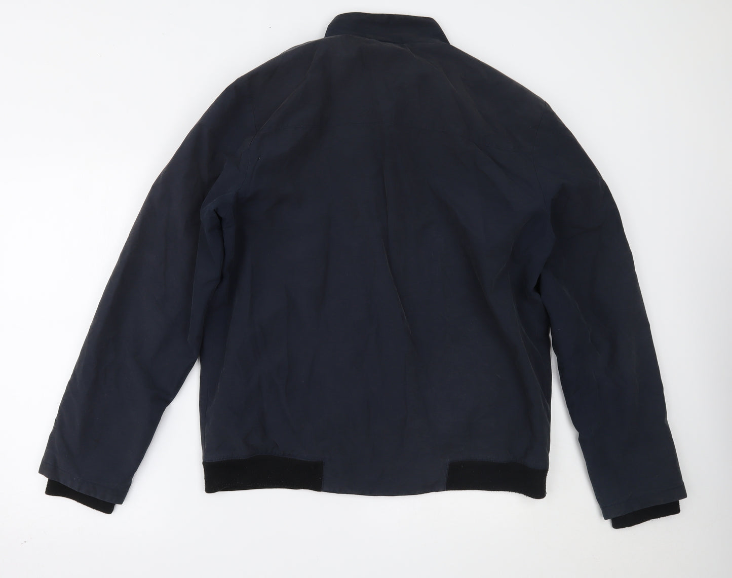 Lyle & Scott Mens Blue   Bomber Jacket Coat Size XL