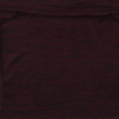 F&F Womens Red Solid  Top Pyjama Top Size 10