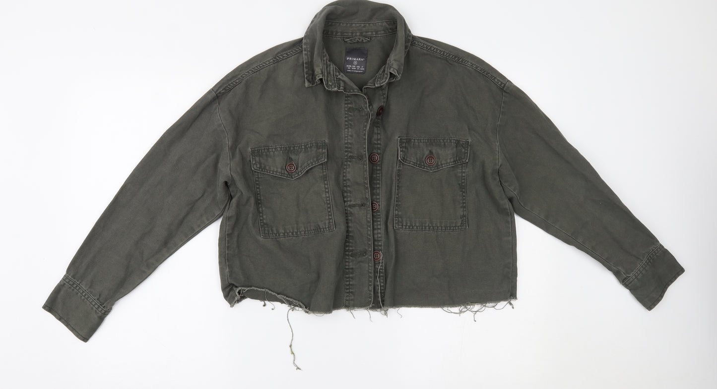 Primark Womens Green   Jacket  Size XS