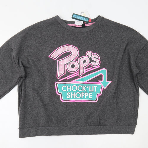 Primark Womens Grey   Pullover Jumper Size L