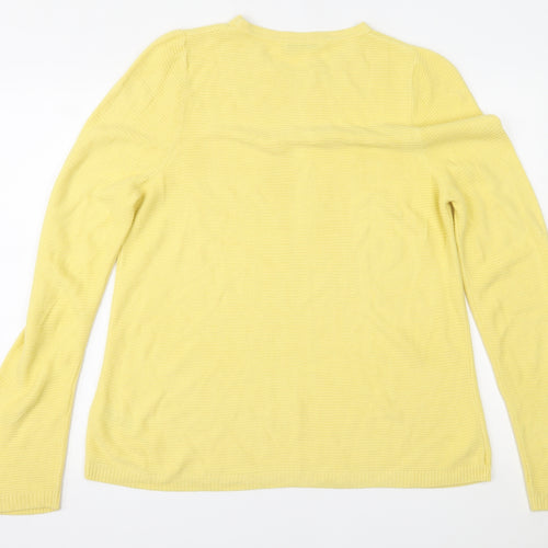 Marks and Spencer Womens Yellow   Pullover Jumper Size 16
