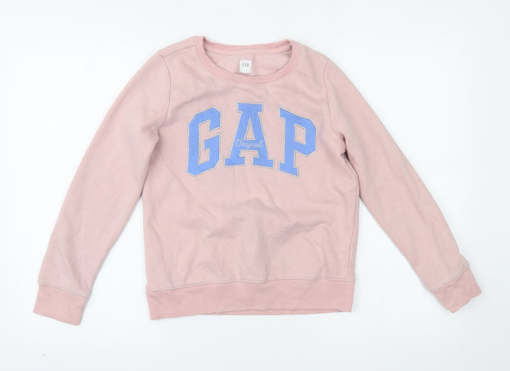 Gap Girls Pink Pullover Jumper Size 12 Years