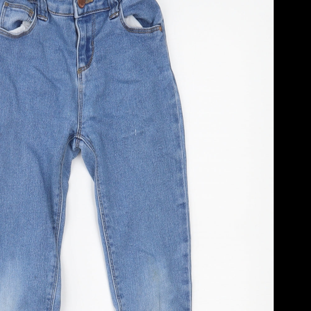 Primark Boys Blue  Denim Skinny Jeans Size 6-7 Years