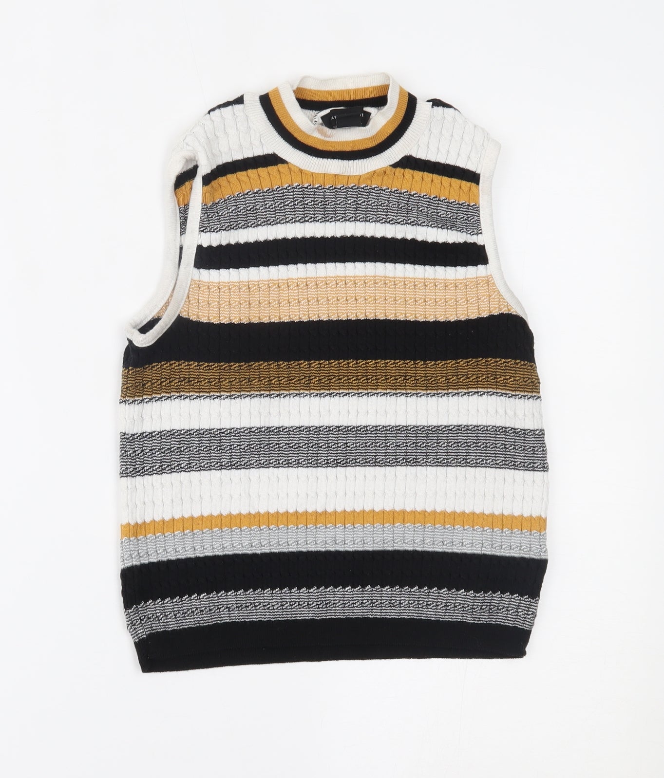 Primark Womens Multicoloured Striped  Basic Tank Size 14