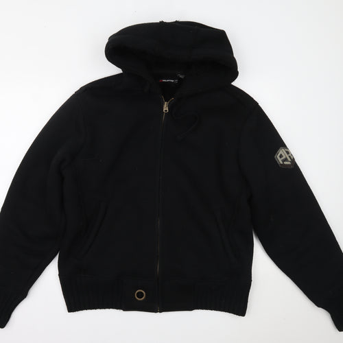 PRODUCT raw Mens Black   Overcoat Coat Size XL