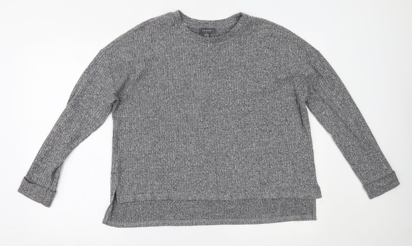 Primark Womens Grey   Basic Blouse Size M