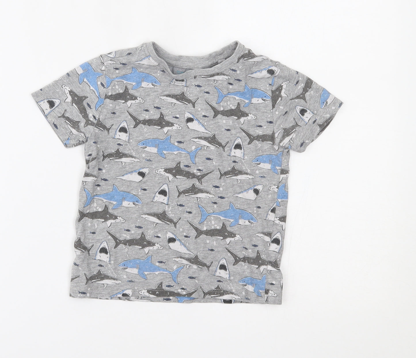 Primark Boys Grey   Basic T-Shirt Size 2-3 Years