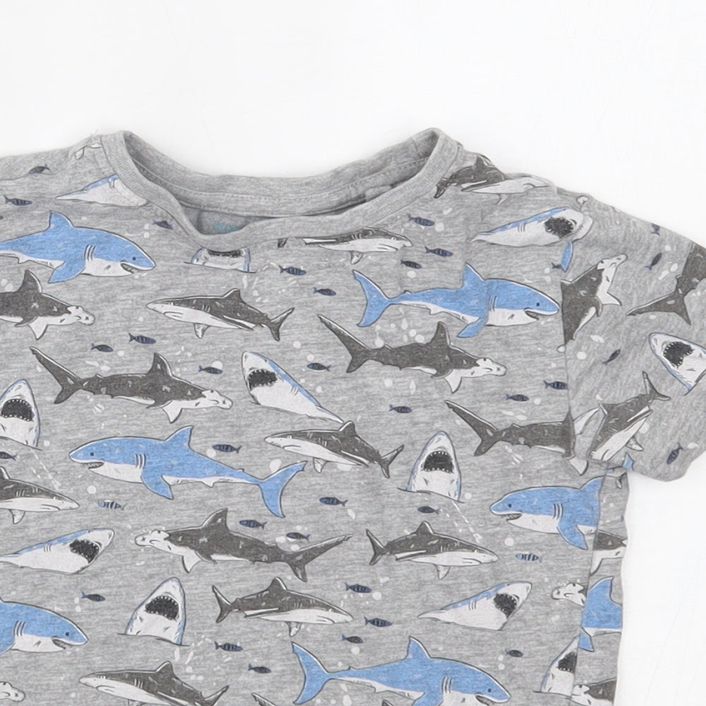 Primark Boys Grey   Basic T-Shirt Size 2-3 Years