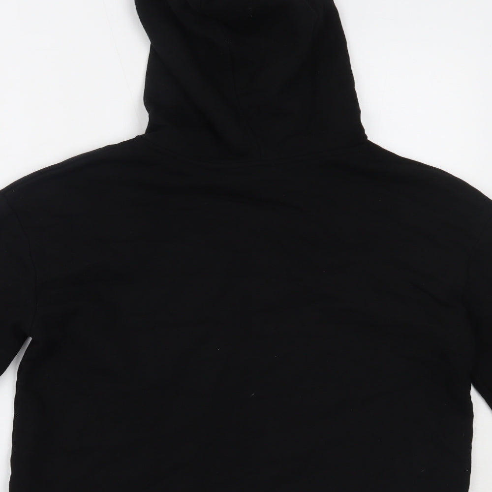 River Island Girls Black   Pullover Hoodie Size 11-12 Years