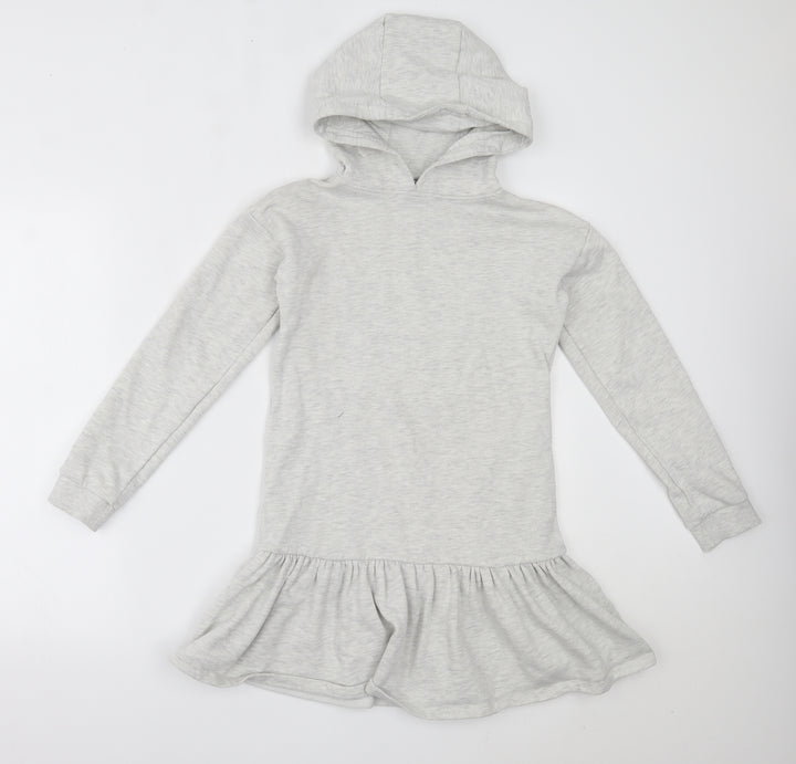 Very Girls Grey   Pullover Hoodie Size 12 Years