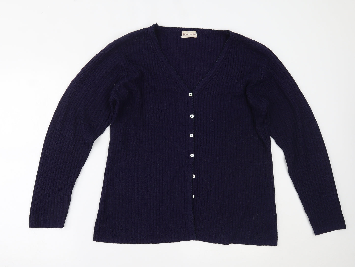 Bonmarché Womens Purple   Cardigan Jumper Size M