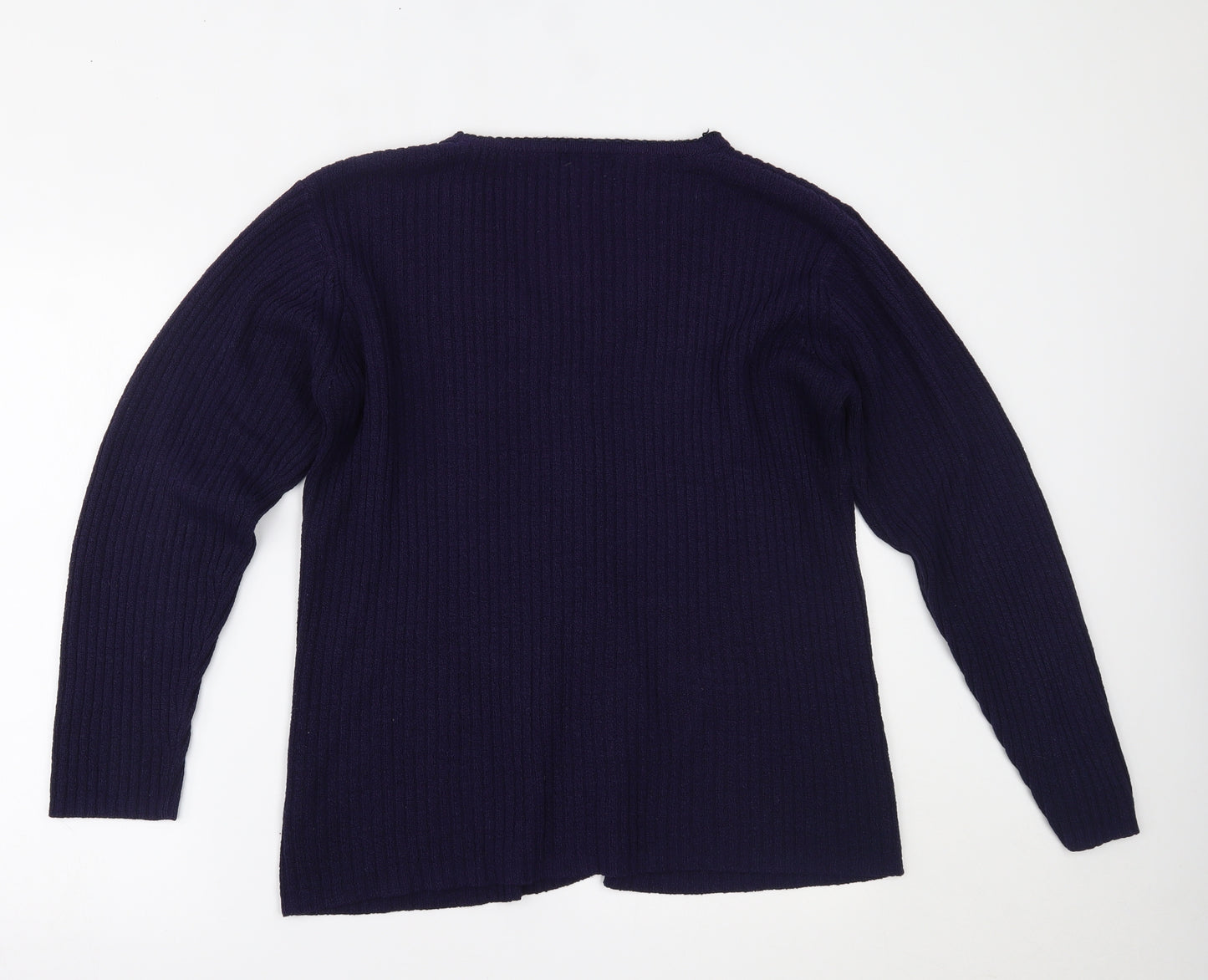 Bonmarché Womens Purple   Cardigan Jumper Size M