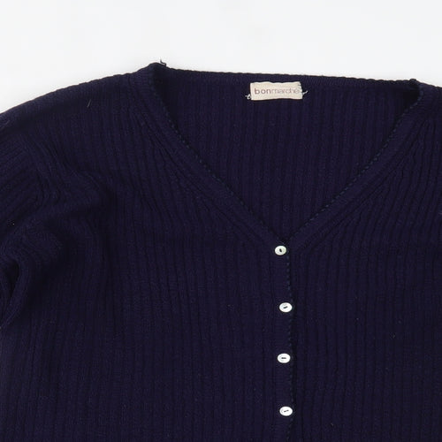 Bonmarché Womens Purple   Cardigan Jumper Size M