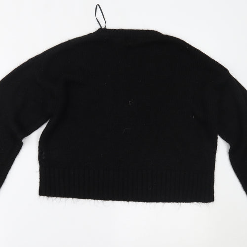 New Look Womens Black   Pullover Jumper Size S