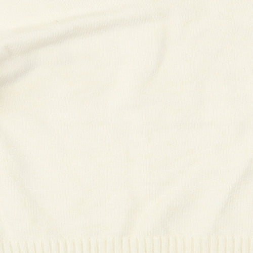 Peppercorn Womens Ivory   Basic Blouse Size M