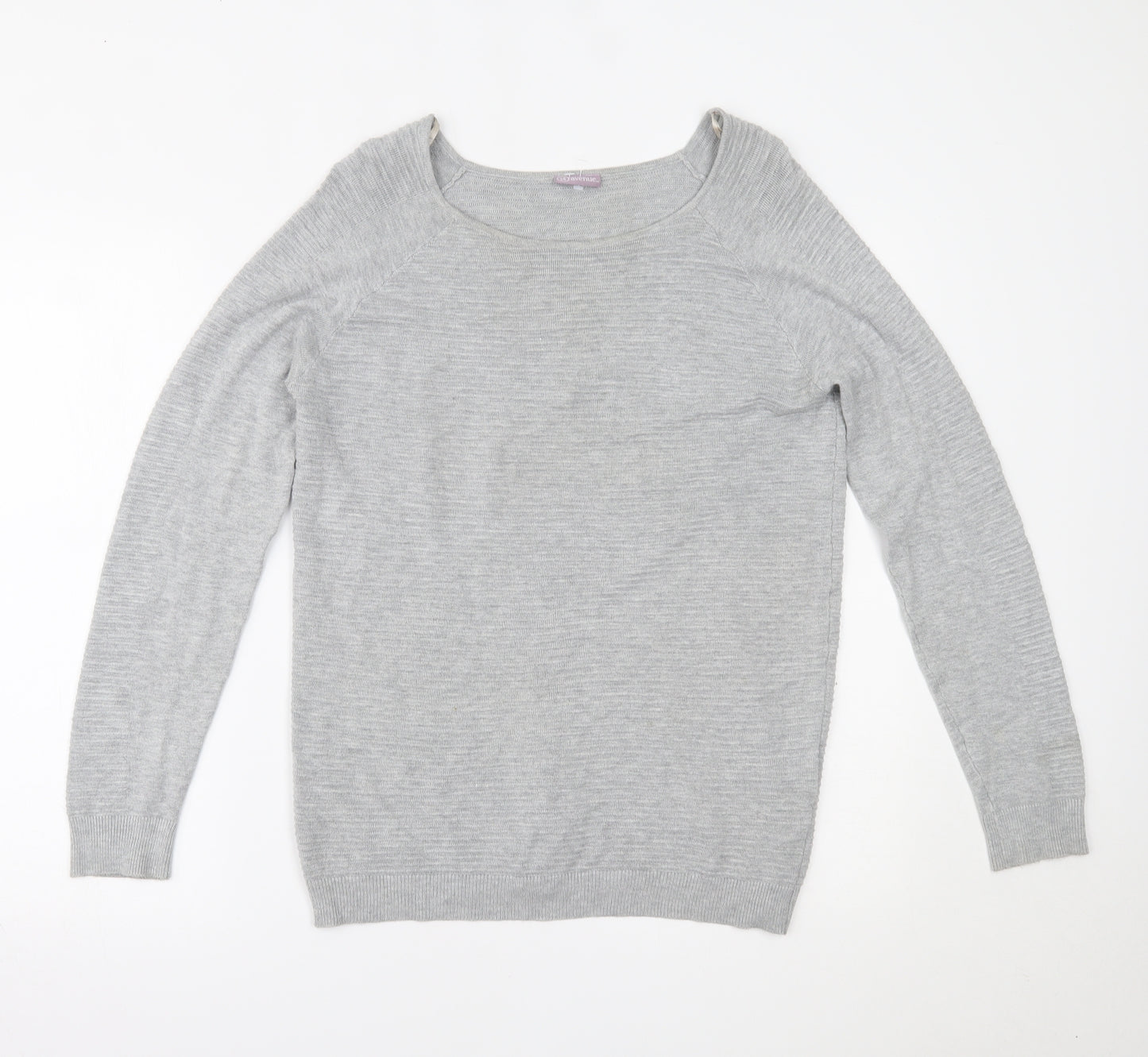 Avenue Womens Grey   Basic Blouse Size 14