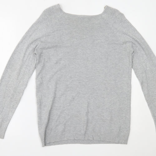Avenue Womens Grey   Basic Blouse Size 14