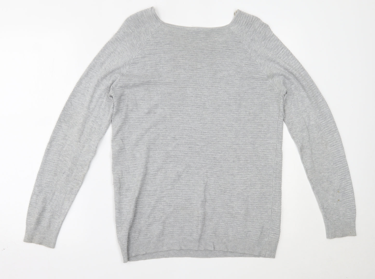 Avenue Womens Grey   Basic Blouse Size 14