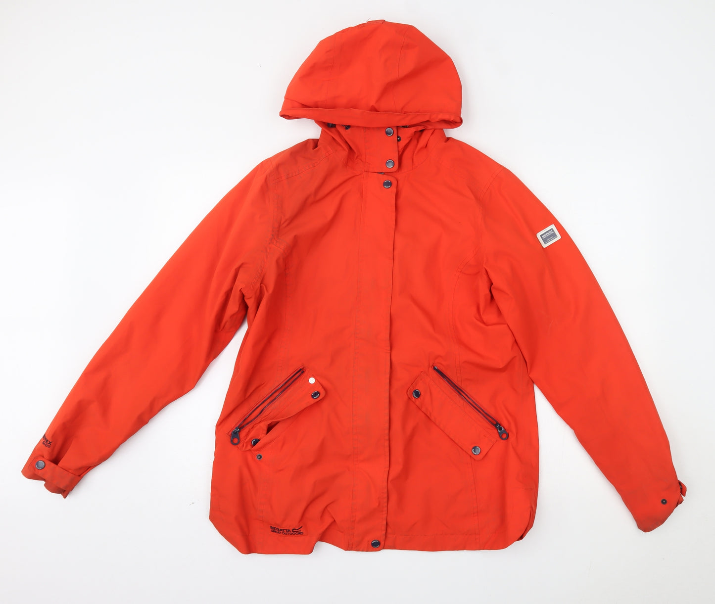 Regatta Womens Orange   Windbreaker Jacket Size 14
