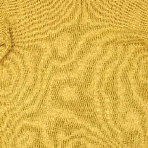 New Look Womens Yellow   Pullover Jumper Size S