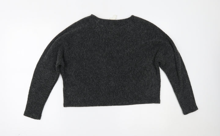 H&M Womens Grey   Pullover Jumper Size XS