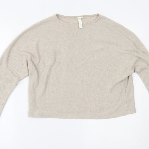 H&M Womens Ivory   Basic Blouse Size XS
