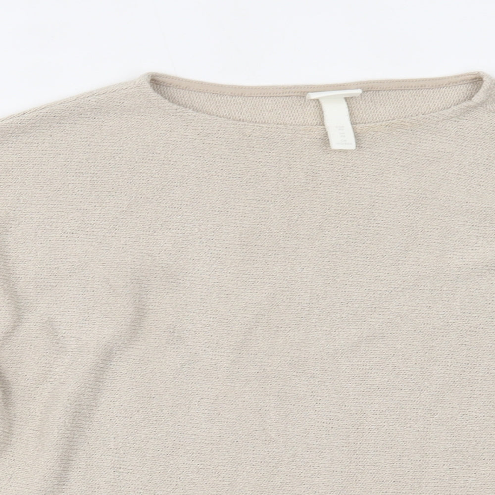 H&M Womens Ivory   Basic Blouse Size XS