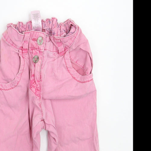 NEXT Girls Pink   Cargo Trousers Size 5 Years