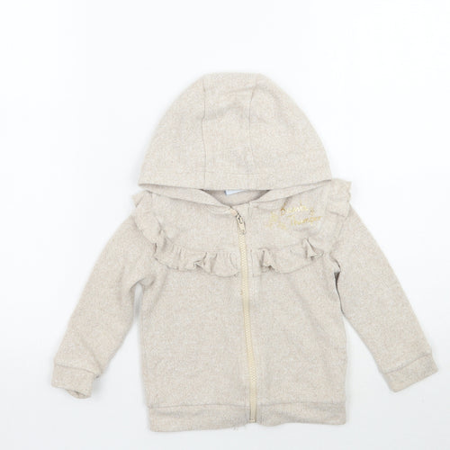 George Girls Beige   Jacket  Size 2 Years  - Disney