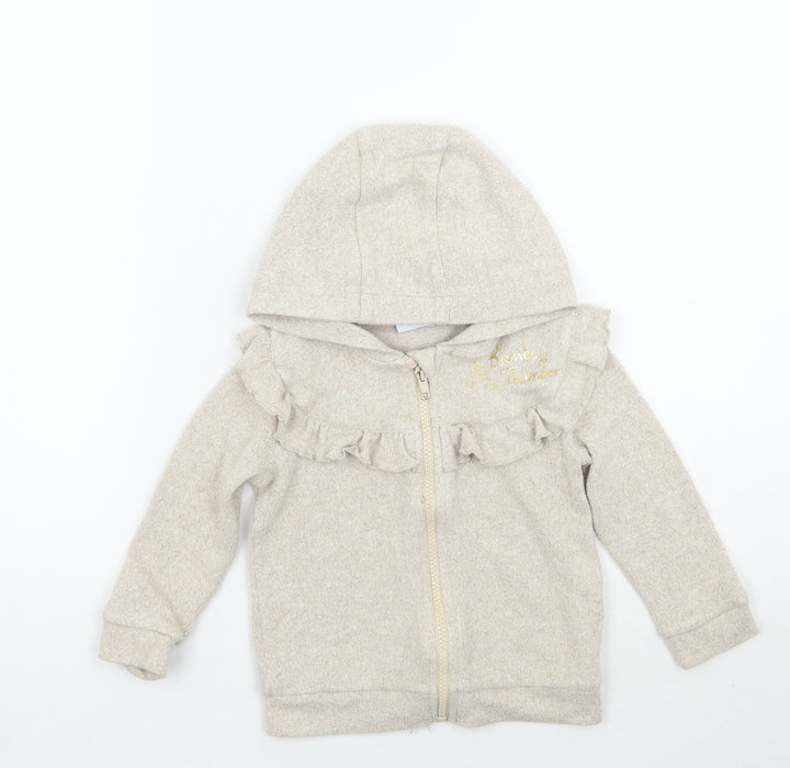 George Girls Beige   Jacket  Size 2 Years  - Disney