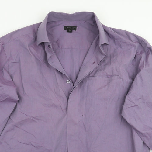 Florence & Fred Mens Purple    Button-Up Size M